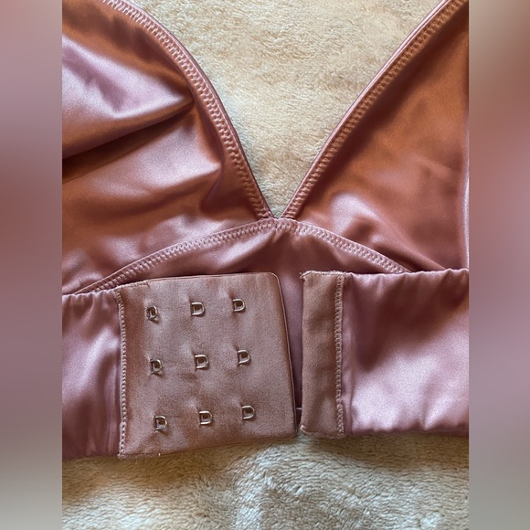 Parade Longline Bralette Glow Satin - pink champagne - Picture 6 of 6